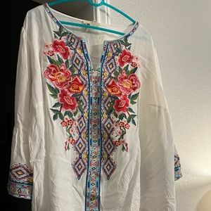 Beautiful Embroidered tunic top